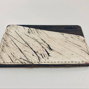 Mistura Leather/Wood Card Holder